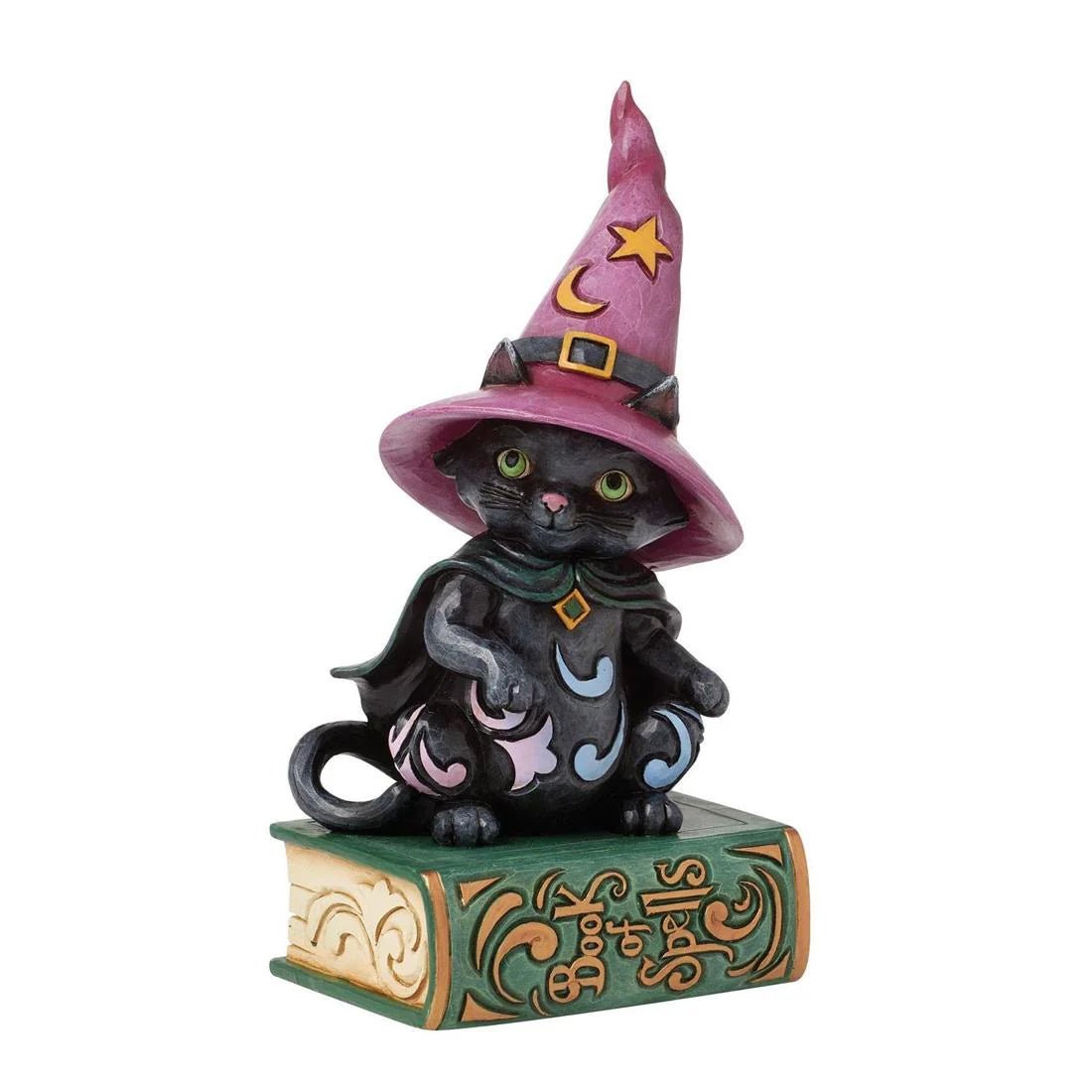 Black Cat Sitting on Book Pint - Nifty Decor & More