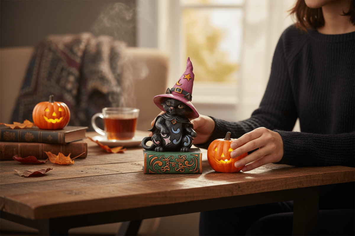 Black Cat Sitting on Book Pint - Nifty Decor & More
