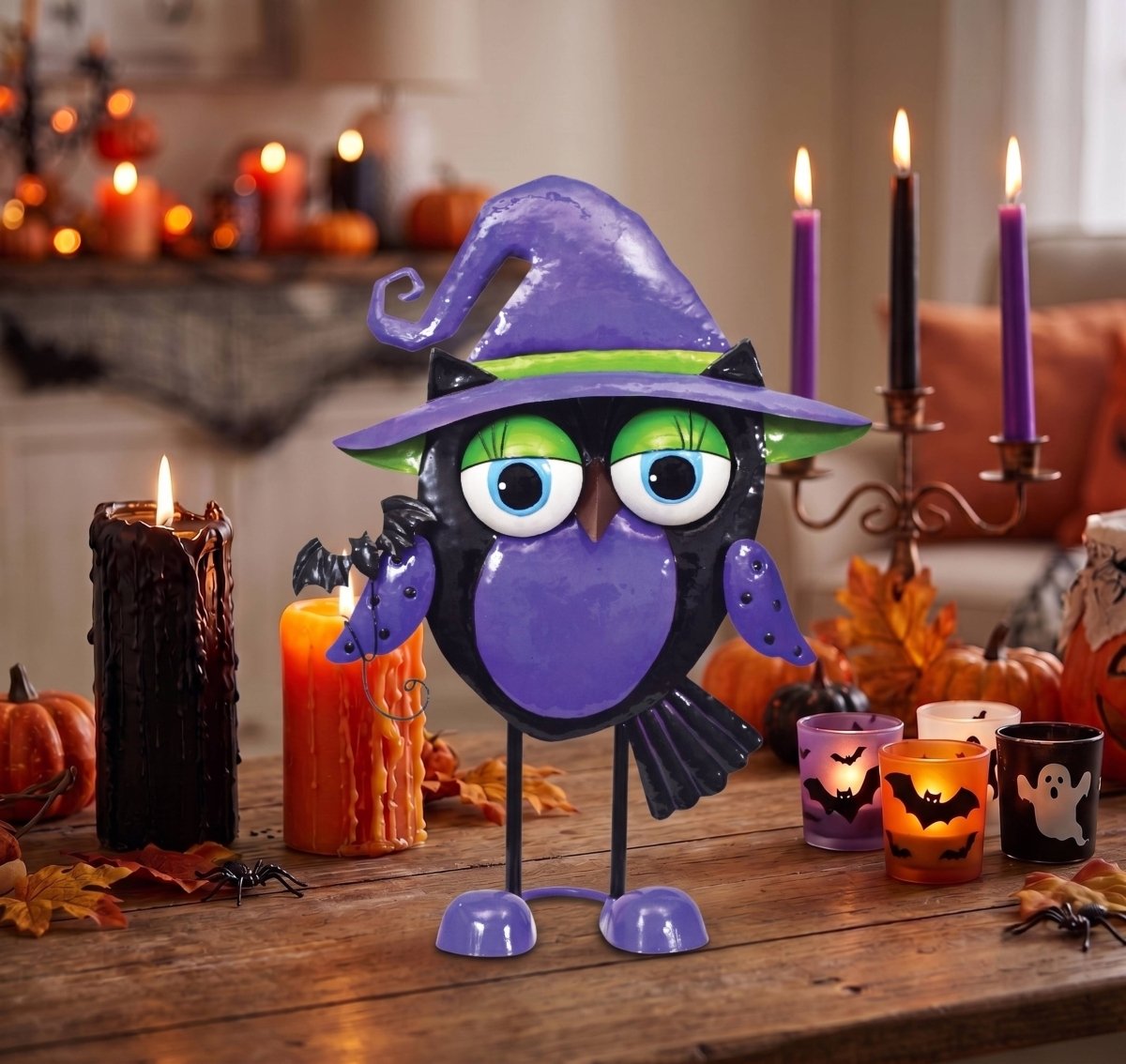 Blinky the Owl Porch Greeter - Nifty Decor & More