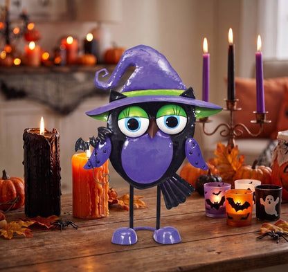 Blinky the Owl Porch Greeter - Nifty Decor & More