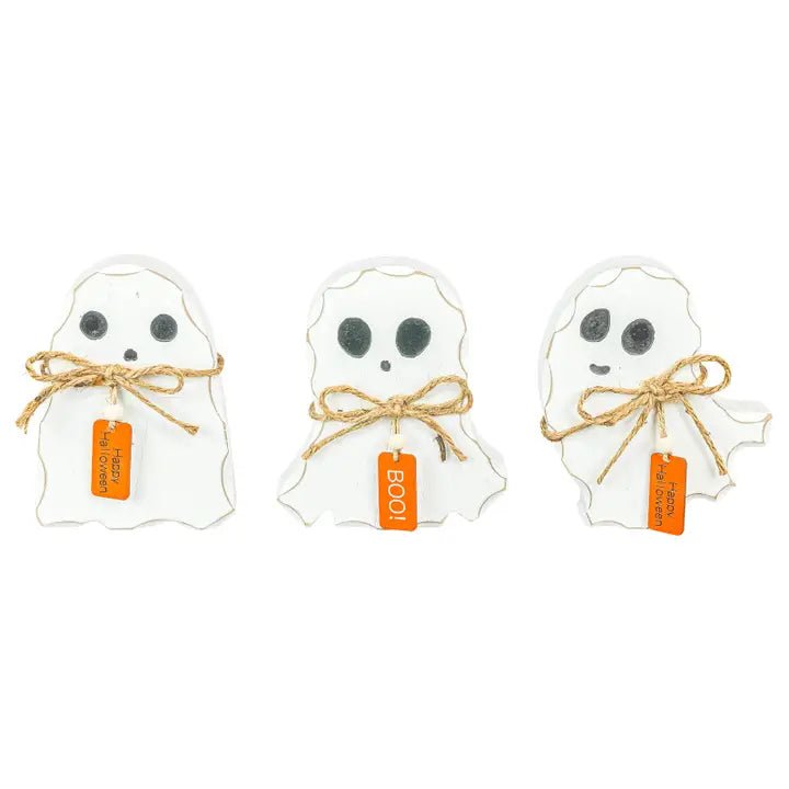 Blocky Ghost Halloween Tabletop - Nifty Decor & More