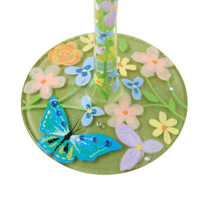 Bloom Wildly Wine Glass - Nifty Decor & More