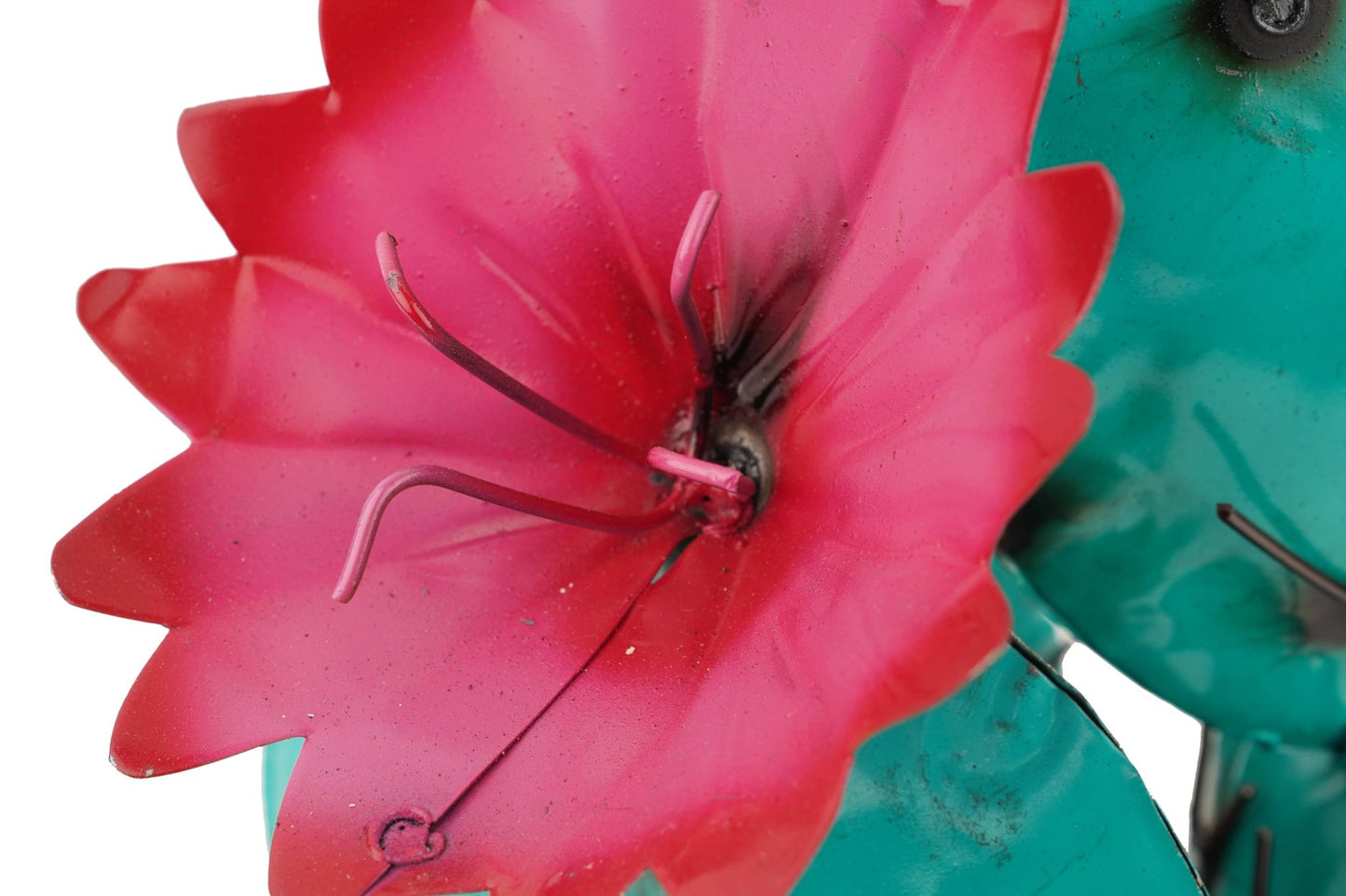 Blooming Metal Prickly Cactus - Nifty Decor & More