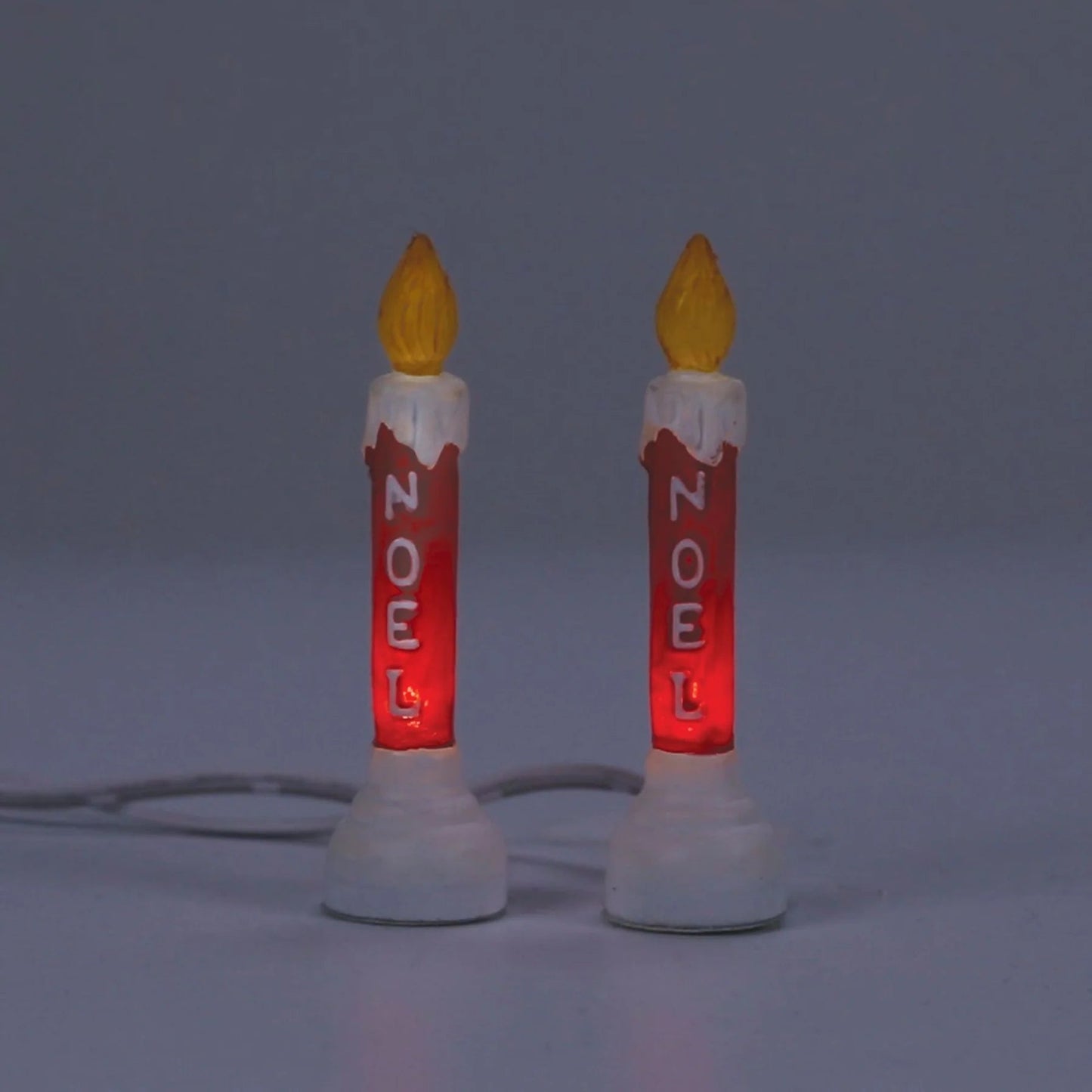 Blow Mold Candle s/2 - Nifty Decor & More