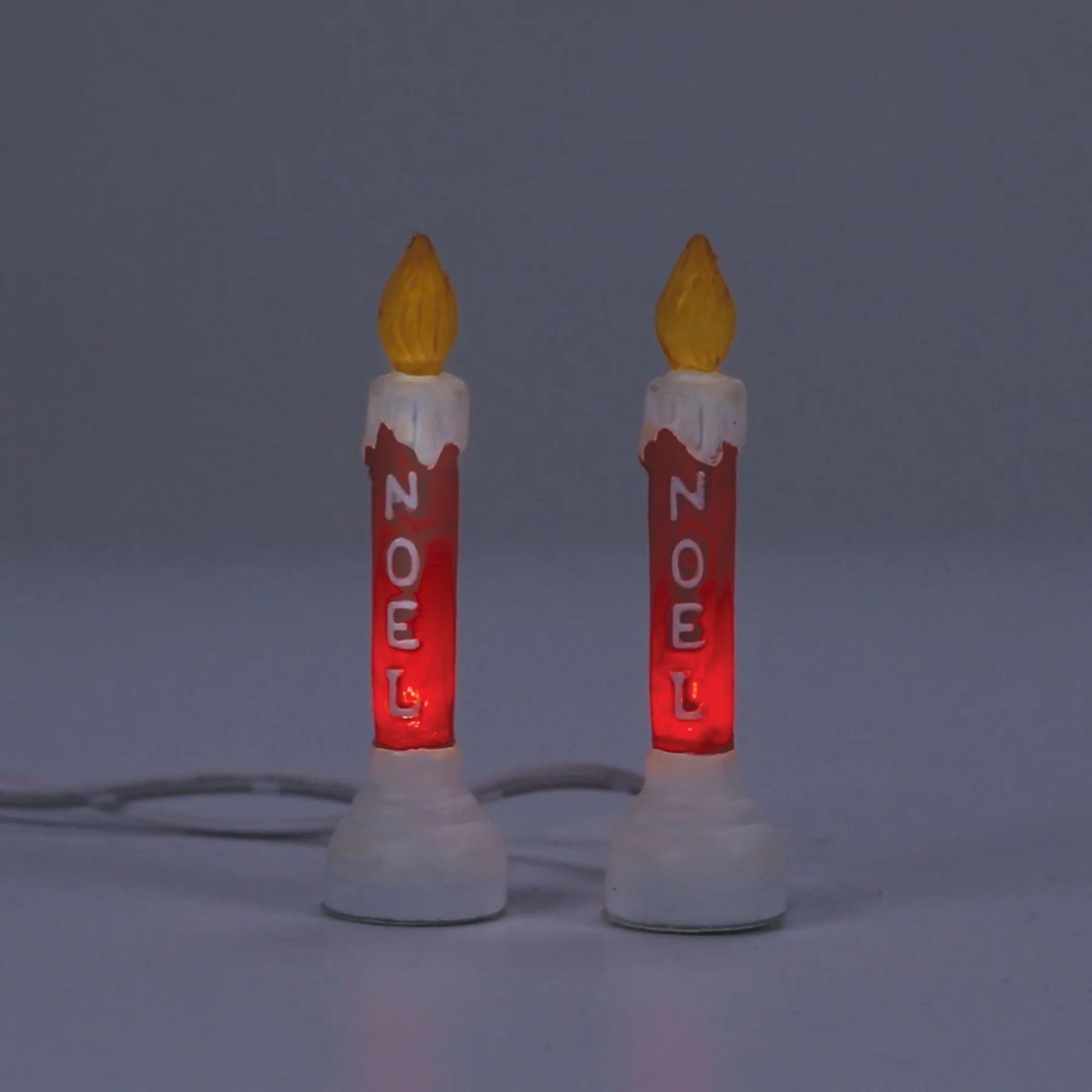 Blow Mold Candle s/2 - Nifty Decor & More