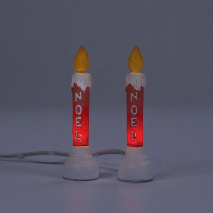 Blow Mold Candle s/2 - Nifty Decor & More