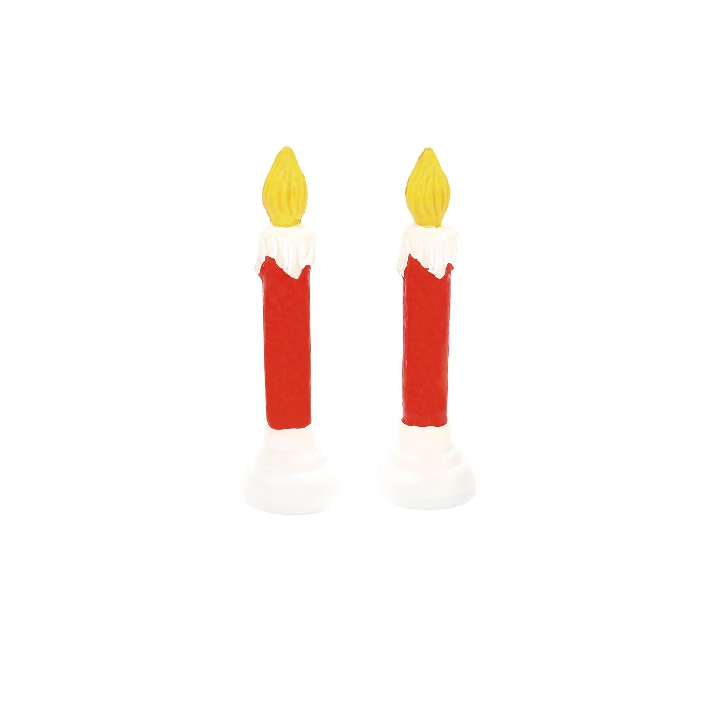 Blow Mold Candle s/2 - Nifty Decor & More