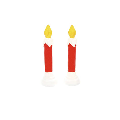 Blow Mold Candle s/2 - Nifty Decor & More