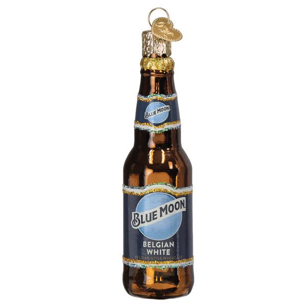 Blue Moon Bottle Ornament - Nifty Decor & More
