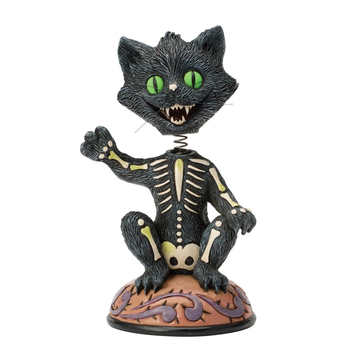 Bobble Head Black Cat Figurine - Nifty Decor & More