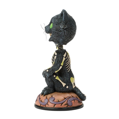 Bobble Head Black Cat Figurine - Nifty Decor & More
