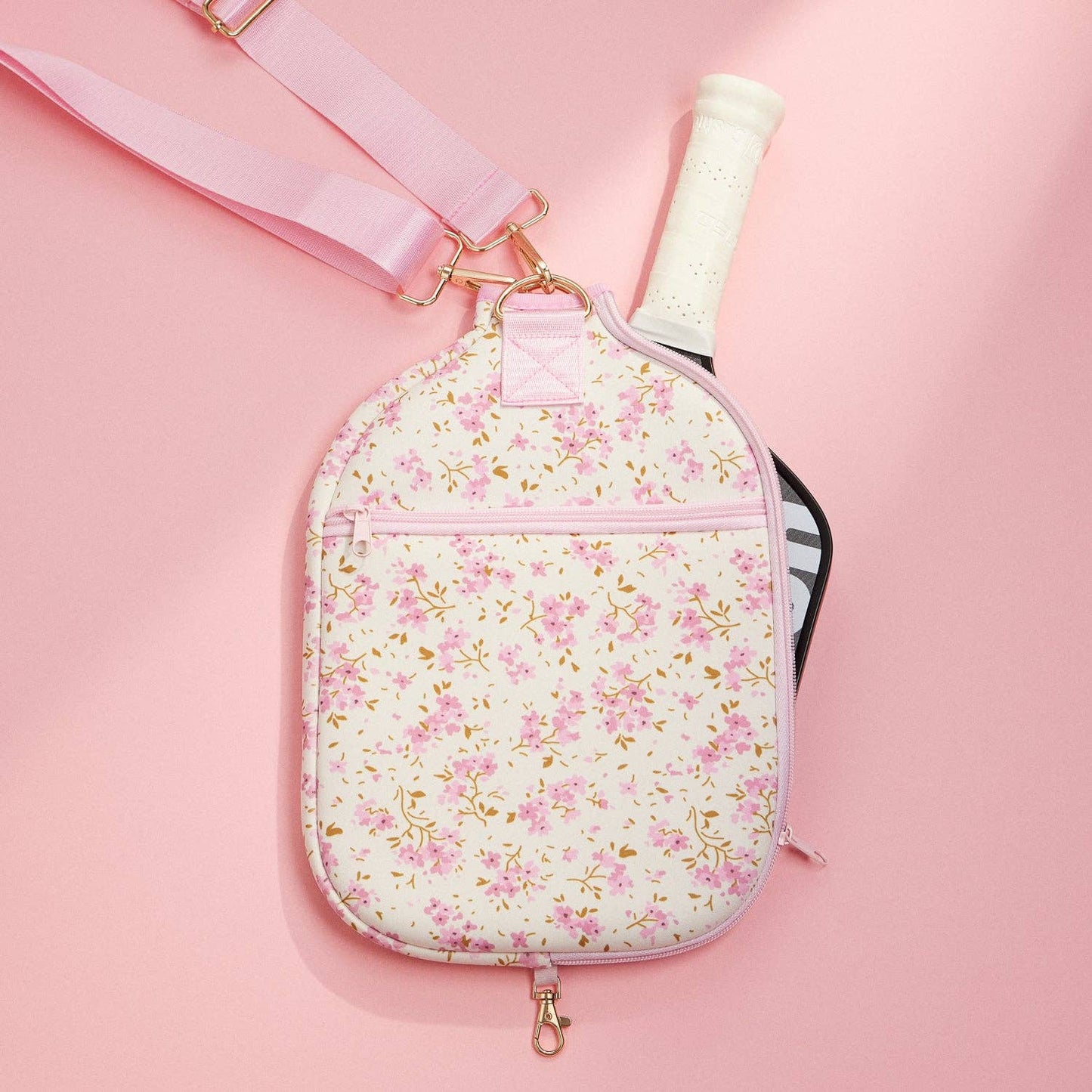 Boho - Floral - Neoprene - Pickleball - Paddle - Bag - Nifty Decor & More