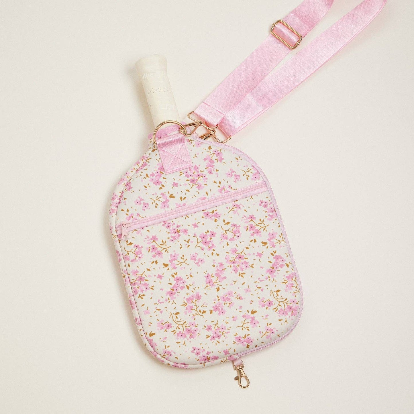 Boho - Floral - Neoprene - Pickleball - Paddle - Bag - Nifty Decor & More
