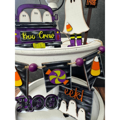 Boo Crew Tiered Tray - Nifty Decor & More
