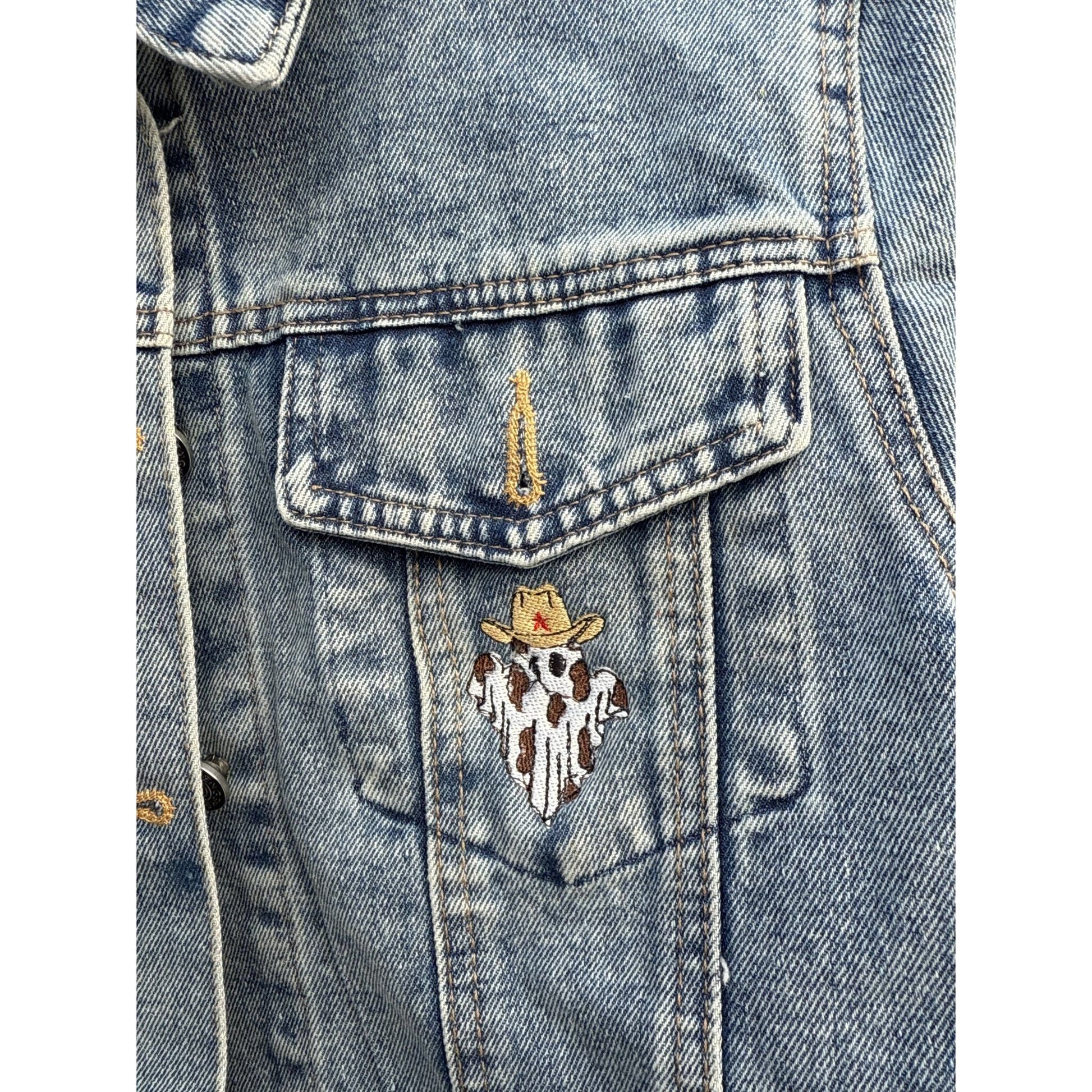 Boo Haw Denim Jacket - Nifty Decor & More