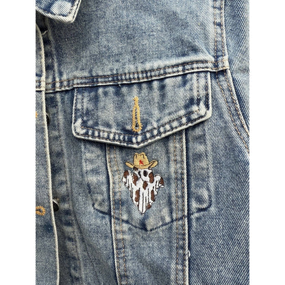 Boo Haw Denim Jacket - Nifty Decor & More