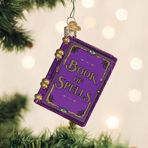 Book Of Spells Ornament - Nifty Decor & More