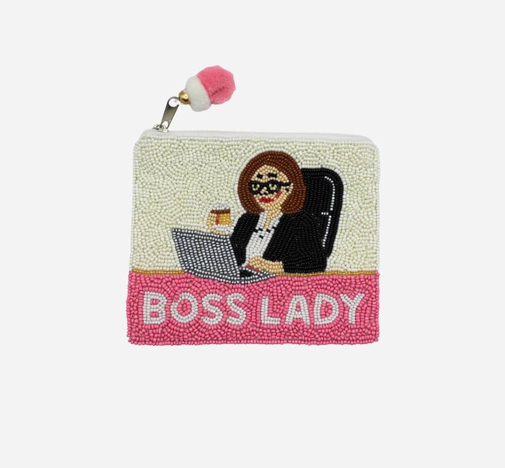 Boss Lady Beaded Coin Pouch - Nifty Decor & More