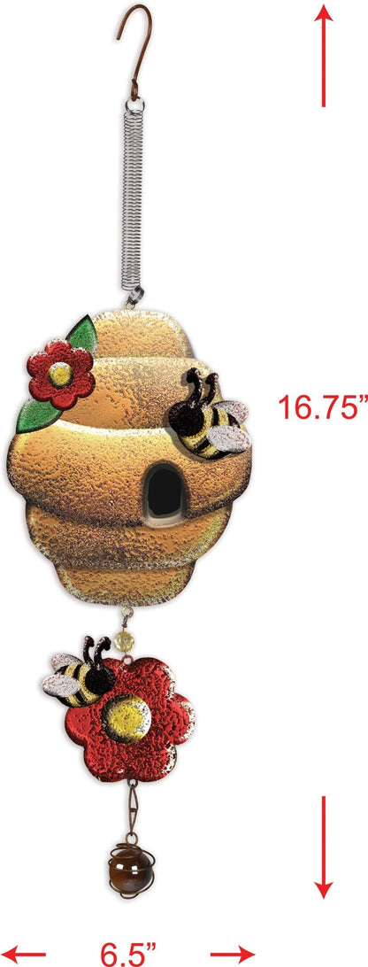 Bouncy Bee Hive, Charming Outdoor Decor, Playful Garden Accent, Unique Mother’s Day Gift for Nature Lovers