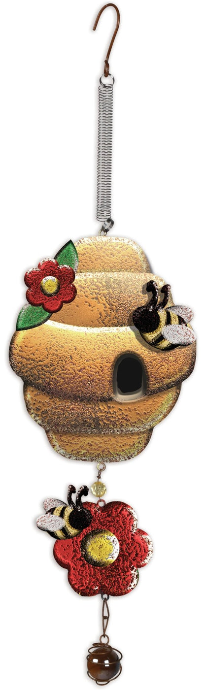 Bouncy Bee Hive, Charming Outdoor Decor, Playful Garden Accent, Unique Mother’s Day Gift for Nature Lovers