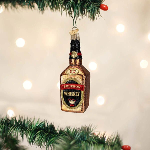 Bourbon Bottle Ornament - Nifty Decor & More