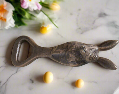 Briar Hare Bottle Opener | Unique Barware Gift for Rabbit Lovers | Rustic Home Decor & Kitchen Accessory - Nifty Decor & More