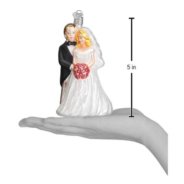 Bridal Couple Ornament by Old World Christmas - Nifty Decor & More