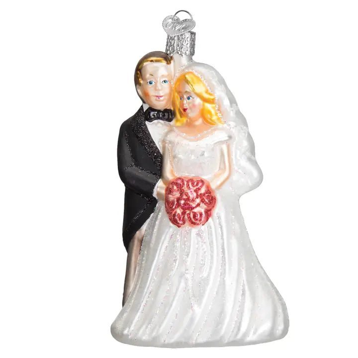Bridal Couple Ornament by Old World Christmas - Nifty Decor & More