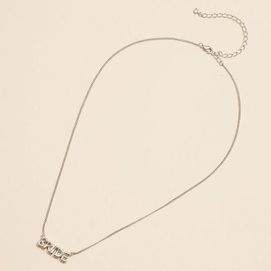 Bride Bubble Necklace 18K Gold Dipped, Chic Wedding Jewelry, Stunning Wedding Accessory for Brides, Gift Idea - Nifty Decor & More