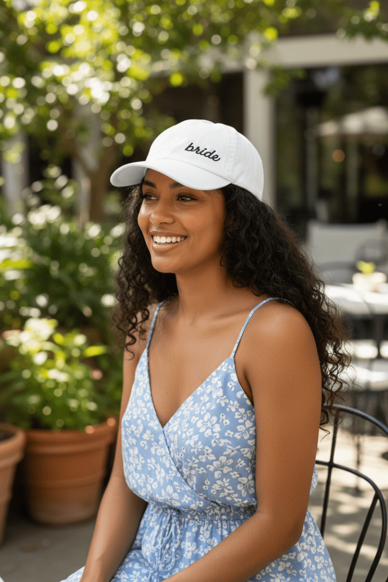 Bride Lettering Embroidery Baseball Cap - Nifty Decor & More