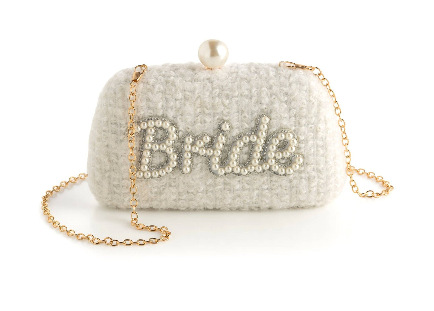 Bride Minaudiere, elegant wedding clutch, perfect bridal accessory for unforgettable wedding day gift - Nifty Decor & More