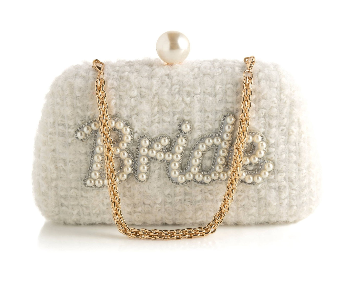 Bride Minaudiere, elegant wedding clutch, perfect bridal accessory for unforgettable wedding day gift - Nifty Decor & More