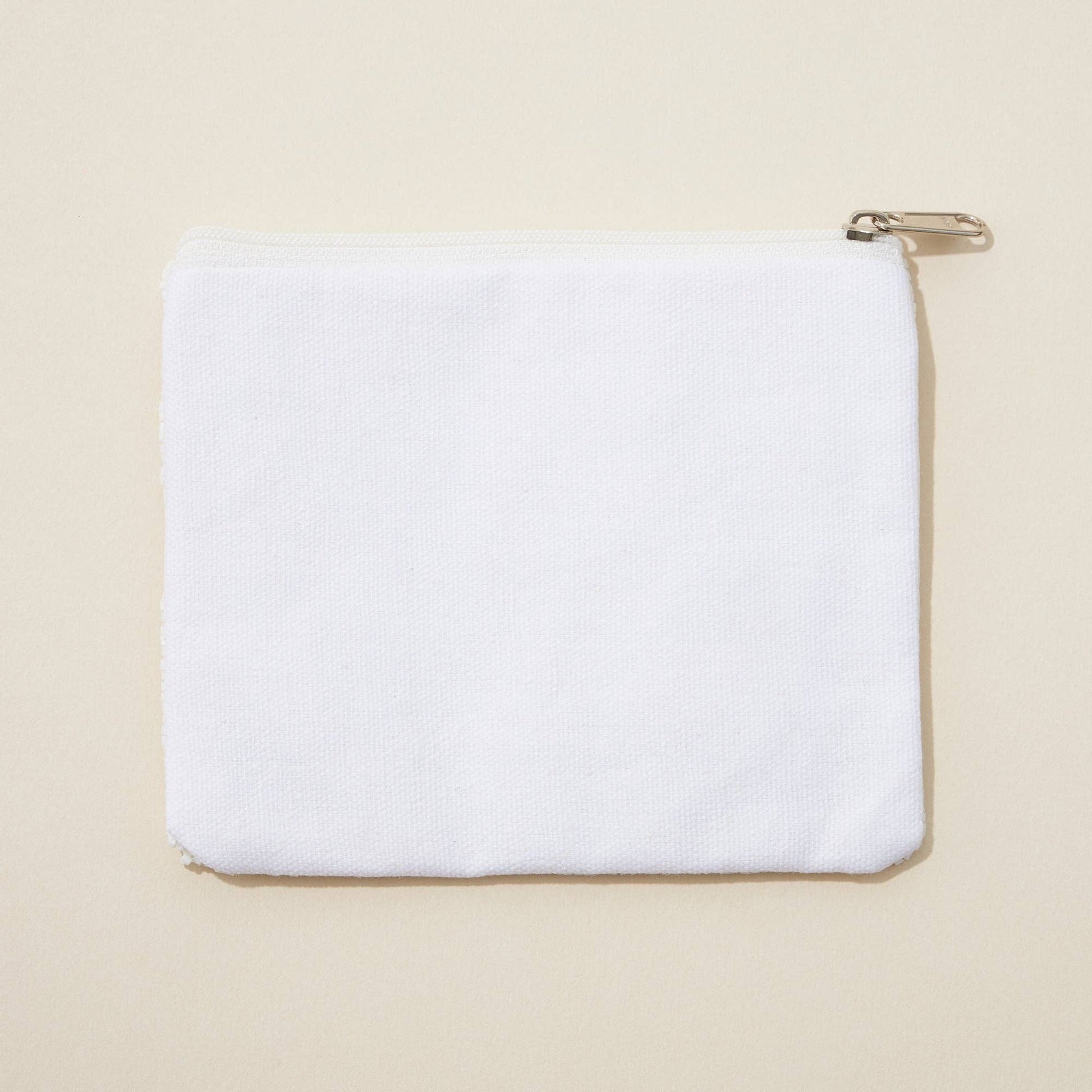 Bride Seed Bead Canvas Coin Pouch Bride Bags