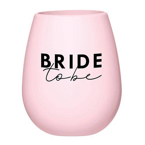 Bride to Be Silicone Wine Glass Tumblers