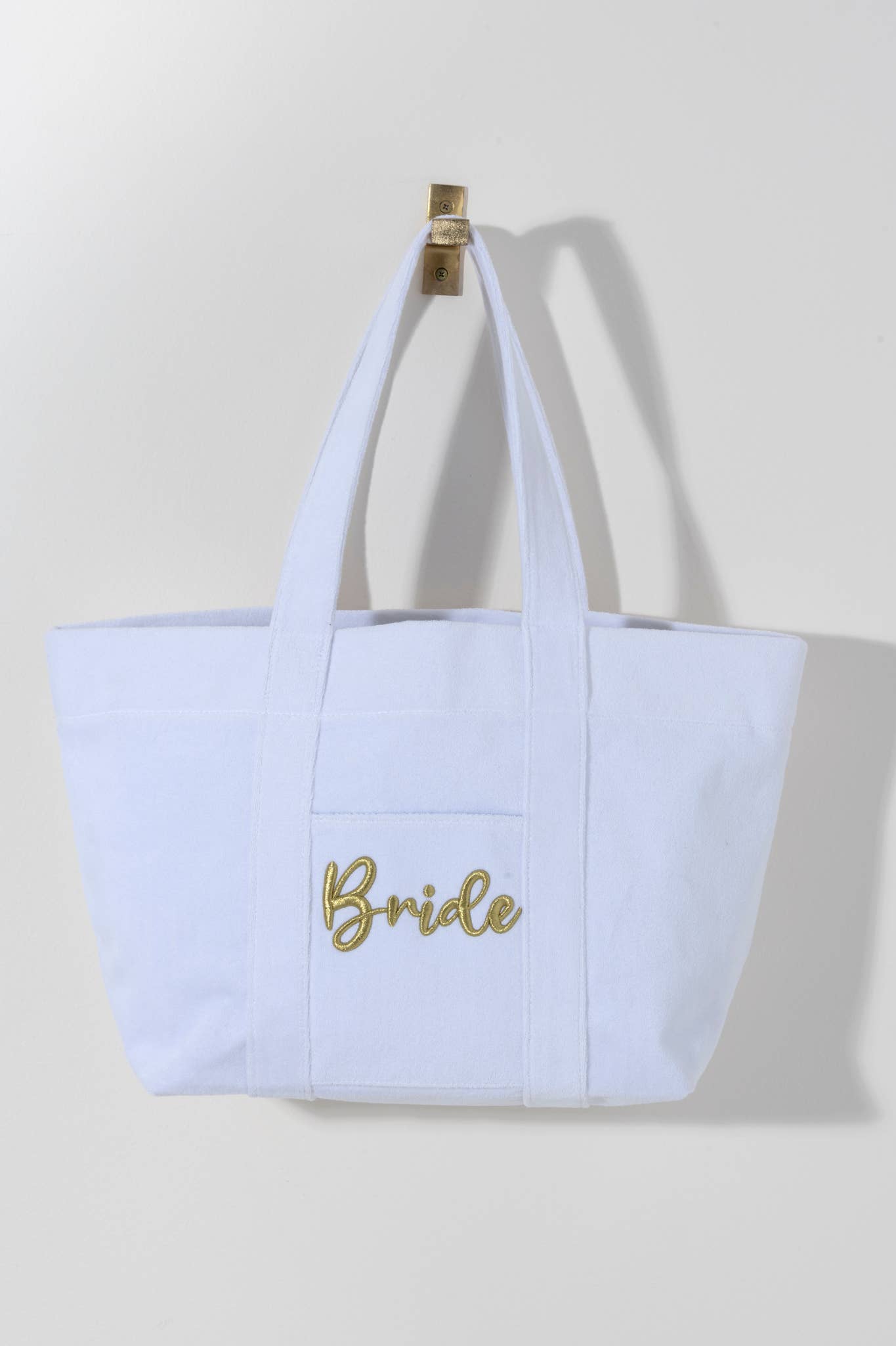 Bride Tote, Chic White Wedding Bag, Perfect Bridal Accessory, Gift for Her, Carry Your Big Day Essentials - Nifty Decor & More