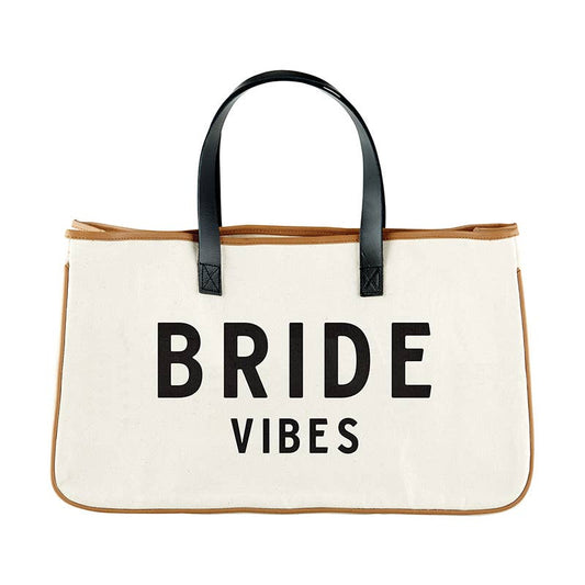 Bride Vibes Canvas Tote Bride Bags