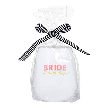 Bride Vibes Silicone Wine Glass Tumblers