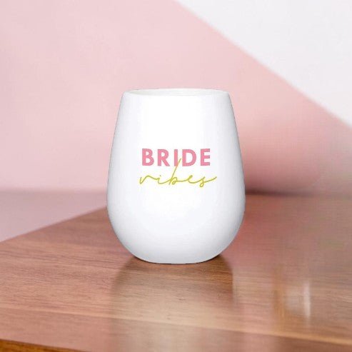Bride Vibes Silicone Wine Glass - Nifty Decor & More