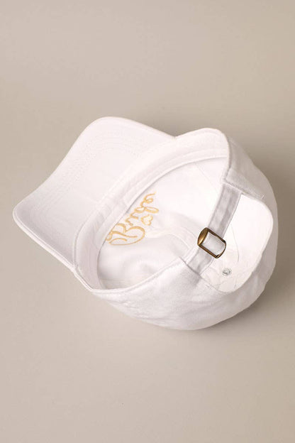 Bride with Heart Lettering Embroidery Baseball Cap - Nifty Decor & More