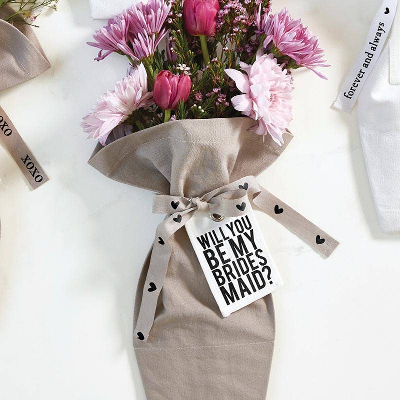Bridesmaid Heart Bouquet Bag Supplies