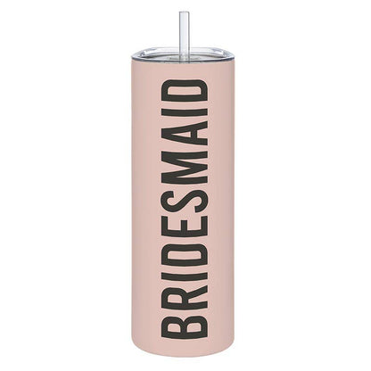 Bridesmaid Matte Skinny Tumbler - Nifty Decor & More