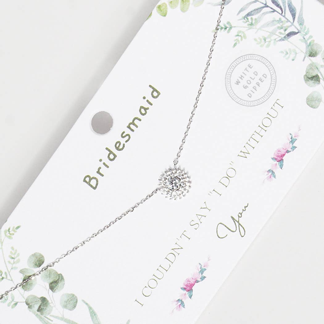 Bridesmaid Necklace Gold - Dipped - Nifty Decor & More