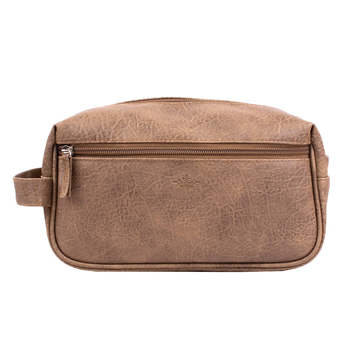 Brooks Shaving Kit, classic brown leather travel case, grooming essentials for men, perfect gift for him - Nifty Decor & More