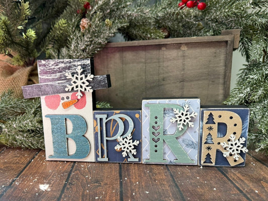 Brrr Word Block - Nifty Decor & More