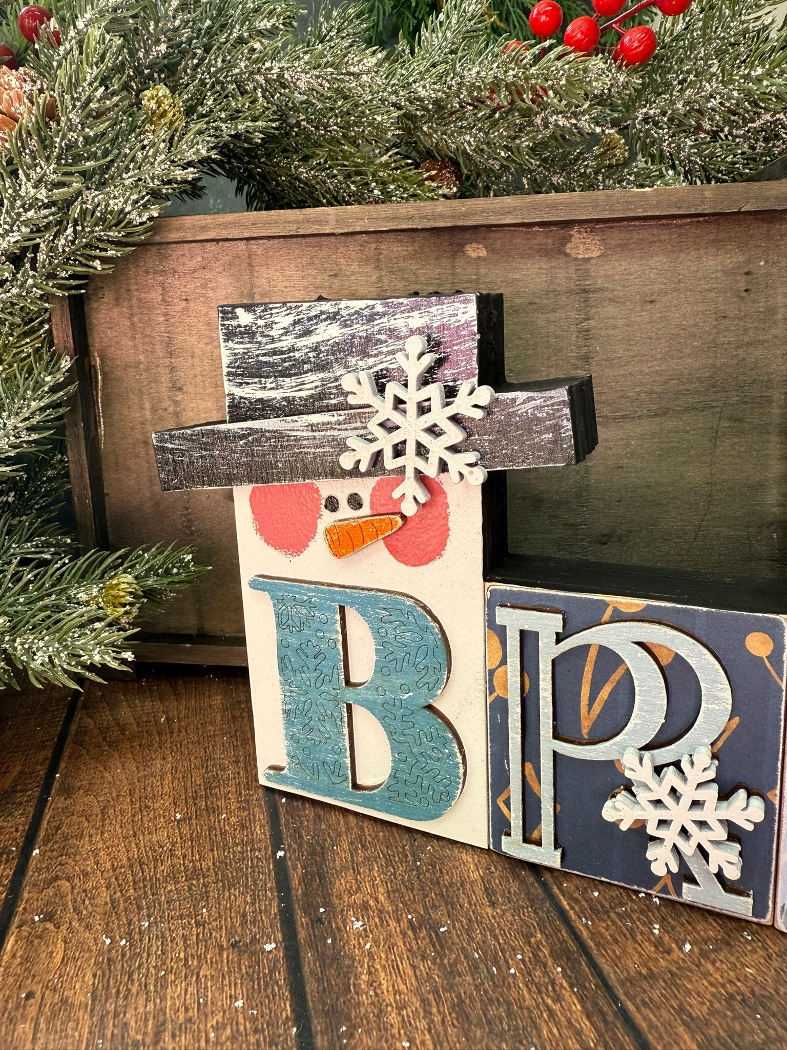 Brrr Word Block - Nifty Decor & More