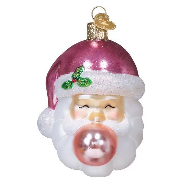 Bubblegum Papa Noel Ornament - Nifty Decor & More