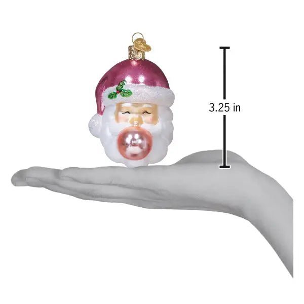 Bubblegum Papa Noel Ornament - Nifty Decor & More