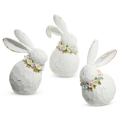 Bunny 7" Multicolor Figurines Home Decor | Cute Easter Decoration, Spring Accent, Gift Idea, Vintage Style Bunny figurine