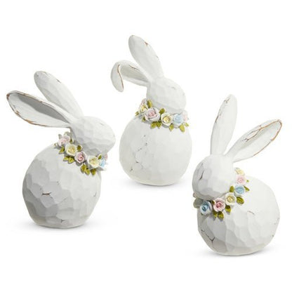 Bunny 7" Multicolor Figurines Home Decor | Cute Easter Decoration, Spring Accent, Gift Idea, Vintage Style - Nifty Decor & More