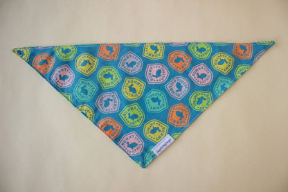 Bunny Patrol Bandana - Everyday Dog Over the Collar Bandana - Nifty Decor & More
